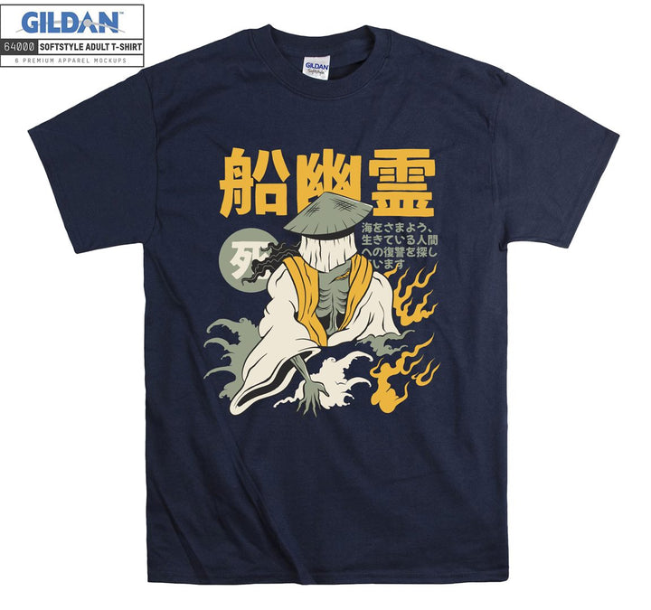 Fun samurai figure T-shirt