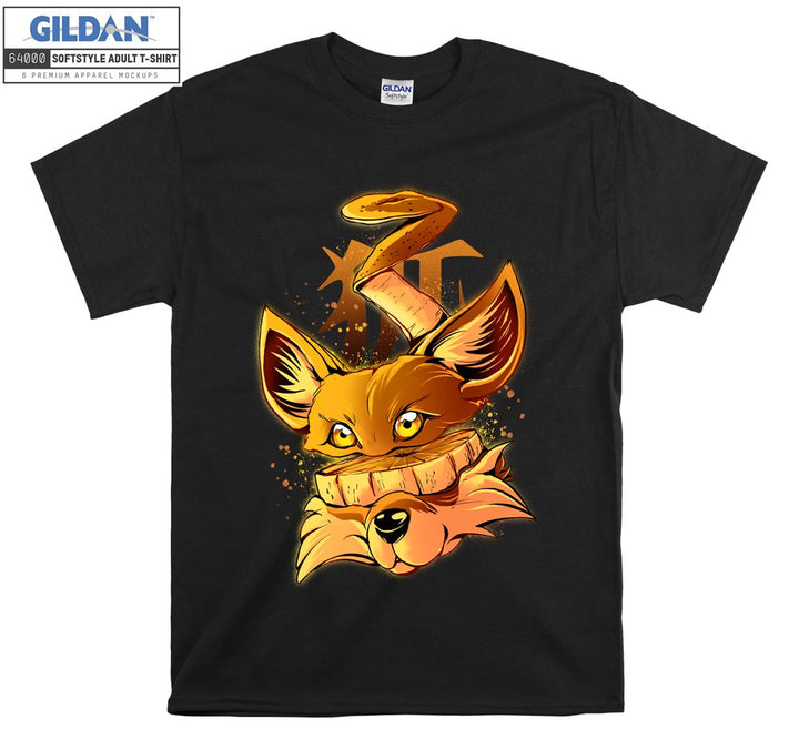 Golden Fox Serious Eyes T-shirt