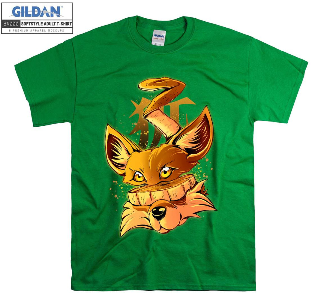 Golden Fox Serious Eyes T-shirt