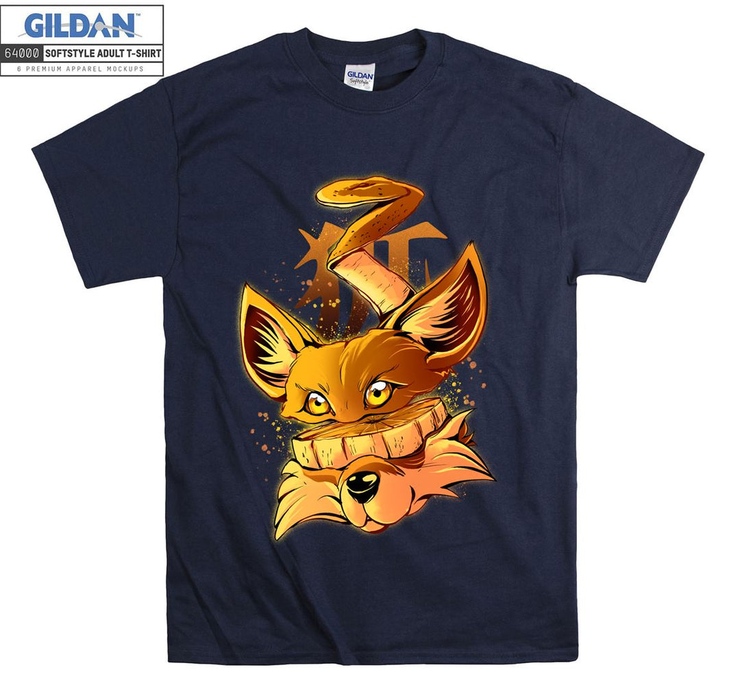 Golden Fox Serious Eyes T-shirt