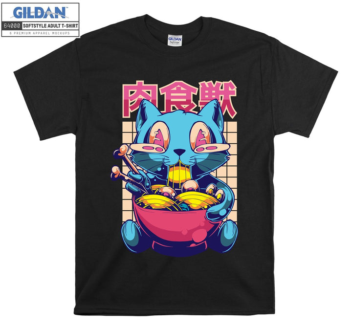 Cute Ramen Cat T-shirt