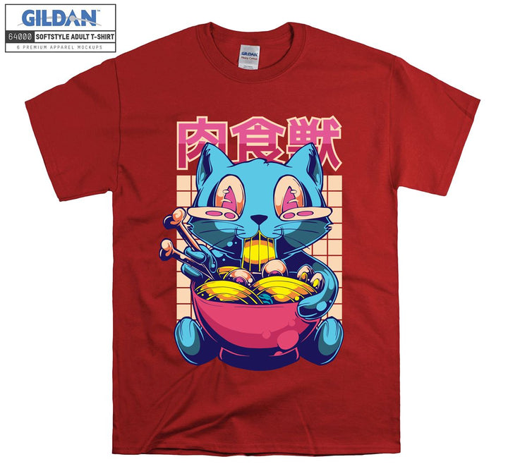 Cute Ramen Cat T-shirt