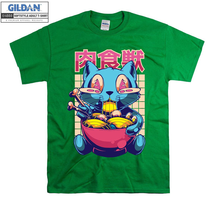 Cute Ramen Cat T-shirt