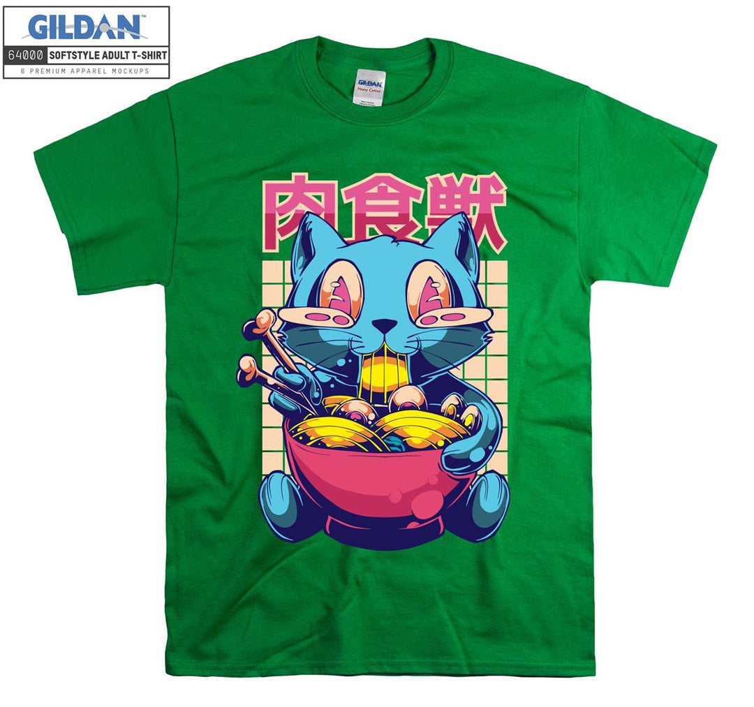 Cute Ramen Cat T-shirt