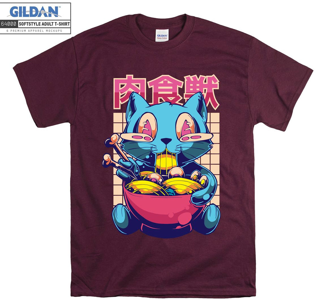 Cute Ramen Cat T-shirt