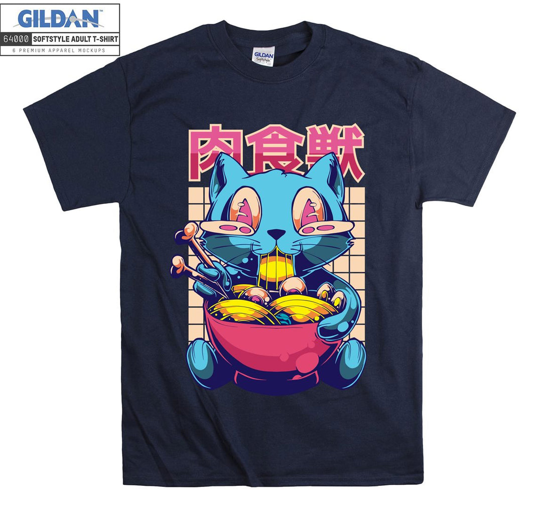 Cute Ramen Cat T-shirt