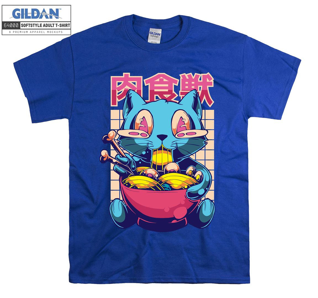 Cute Ramen Cat T-shirt