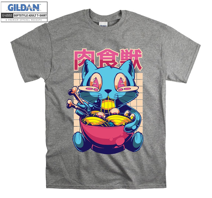 Cute Ramen Cat T-shirt