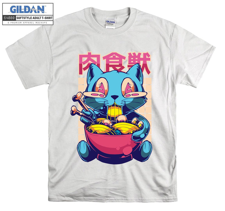 Cute Ramen Cat T-shirt