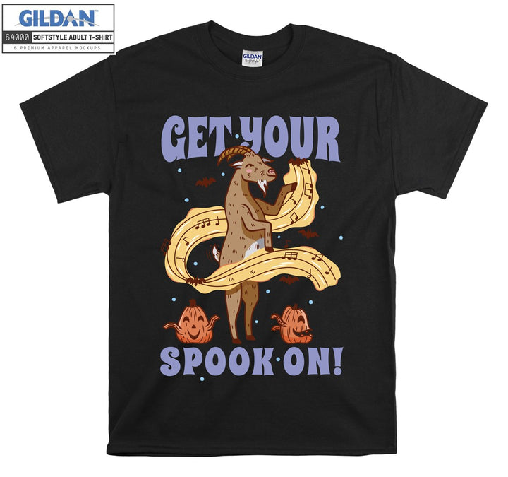 Get Your Spook On Brown Goat T-shirt