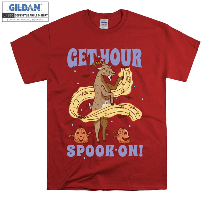 Get Your Spook On Brown Goat T-shirt