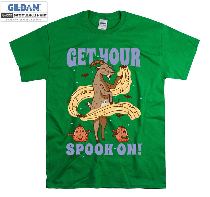 Get Your Spook On Brown Goat T-shirt