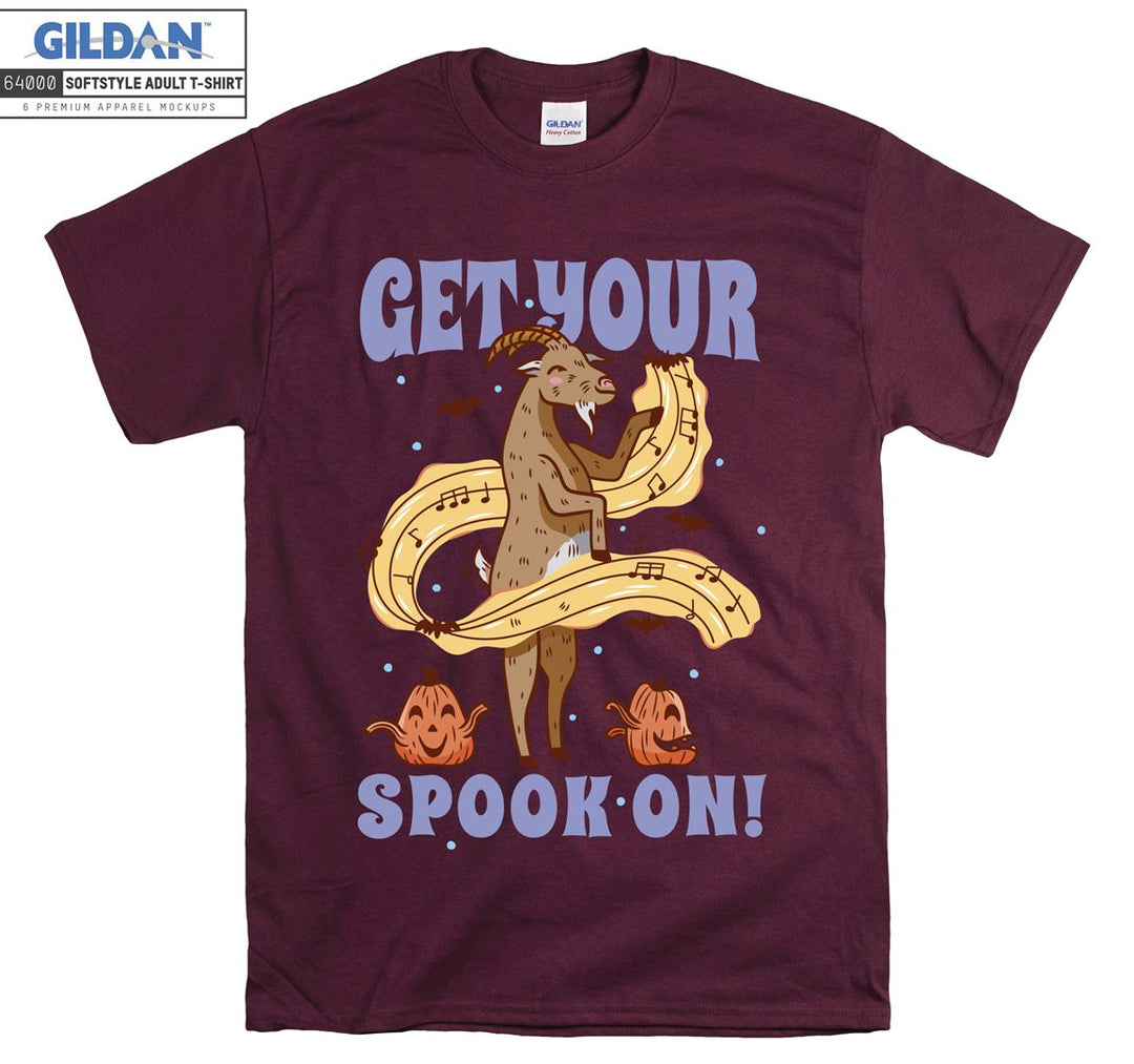 Get Your Spook On Brown Goat T-shirt