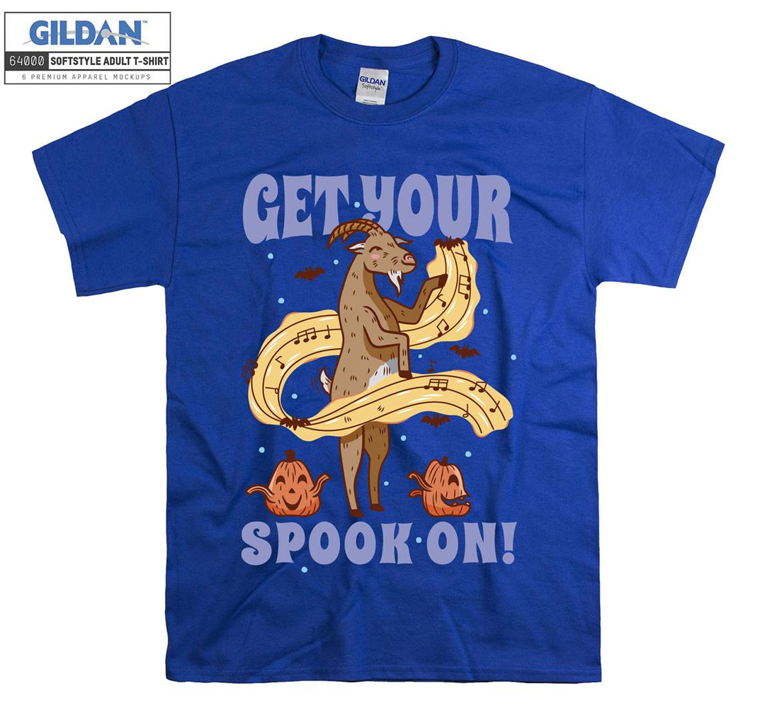 Get Your Spook On Brown Goat T-shirt