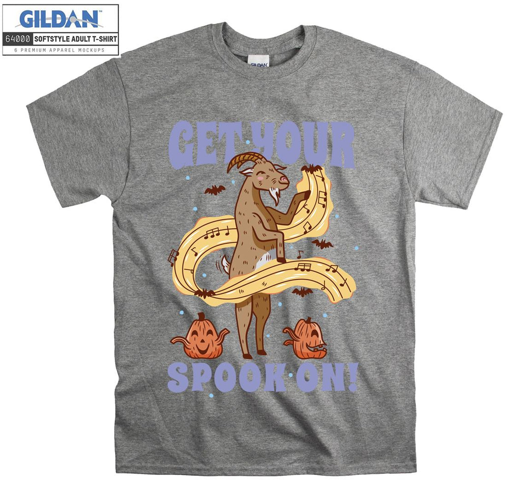 Get Your Spook On Brown Goat T-shirt