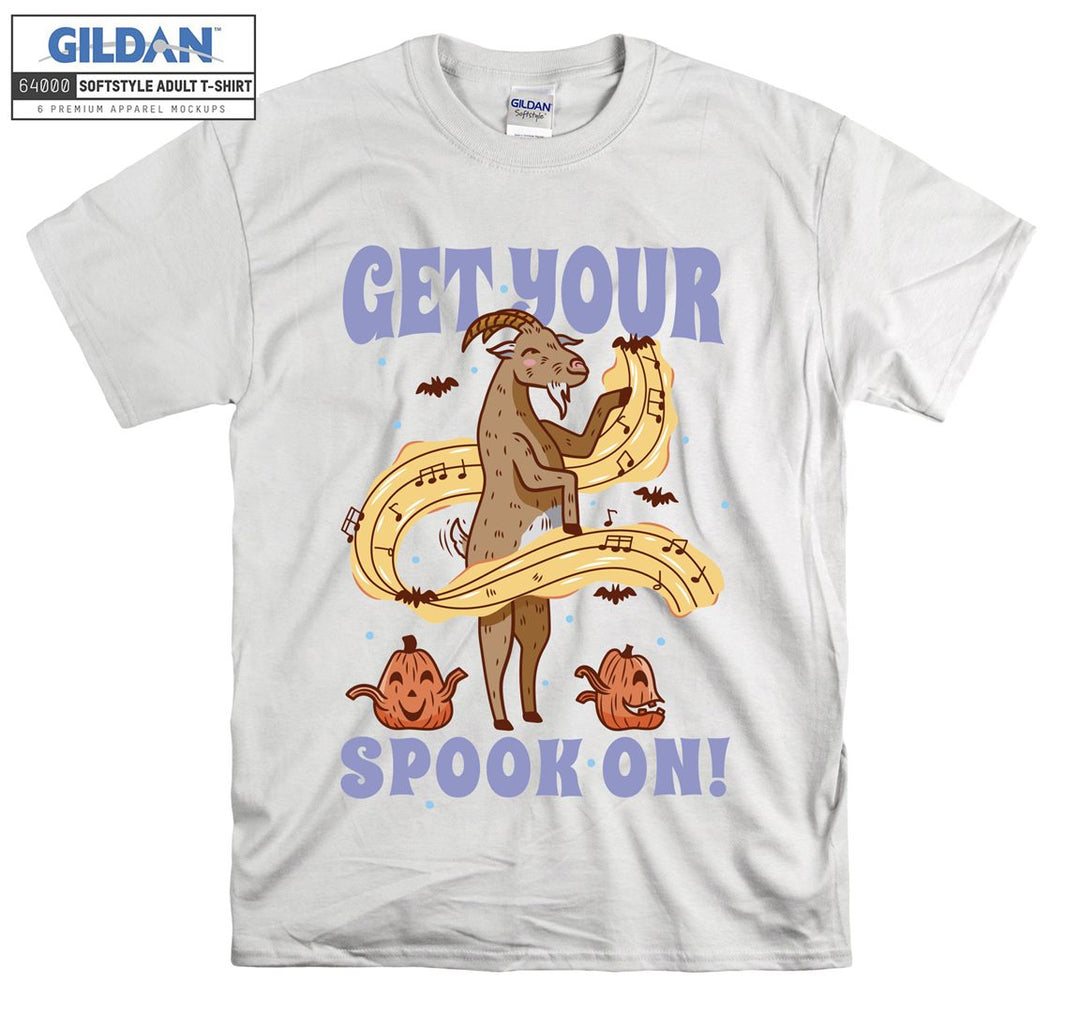 Get Your Spook On Brown Goat T-shirt