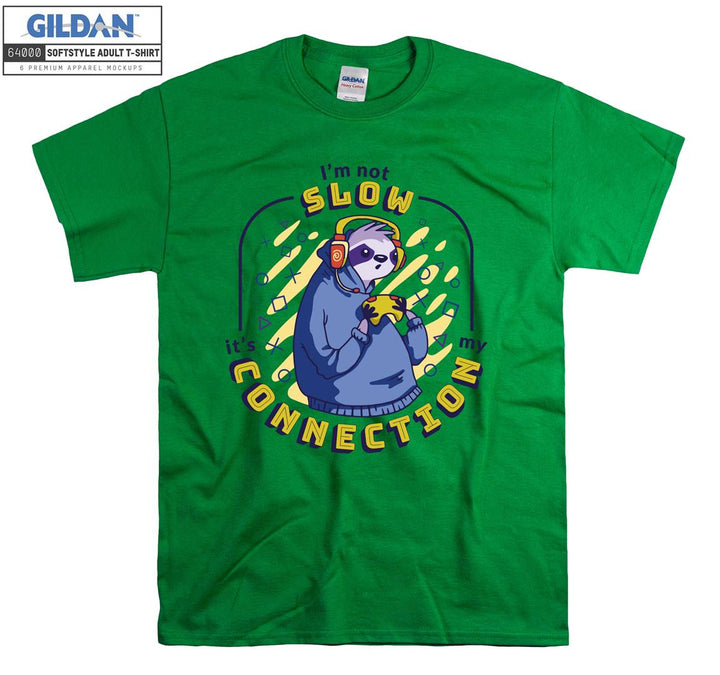 Slow Connection Animla Playing Game T-shirt