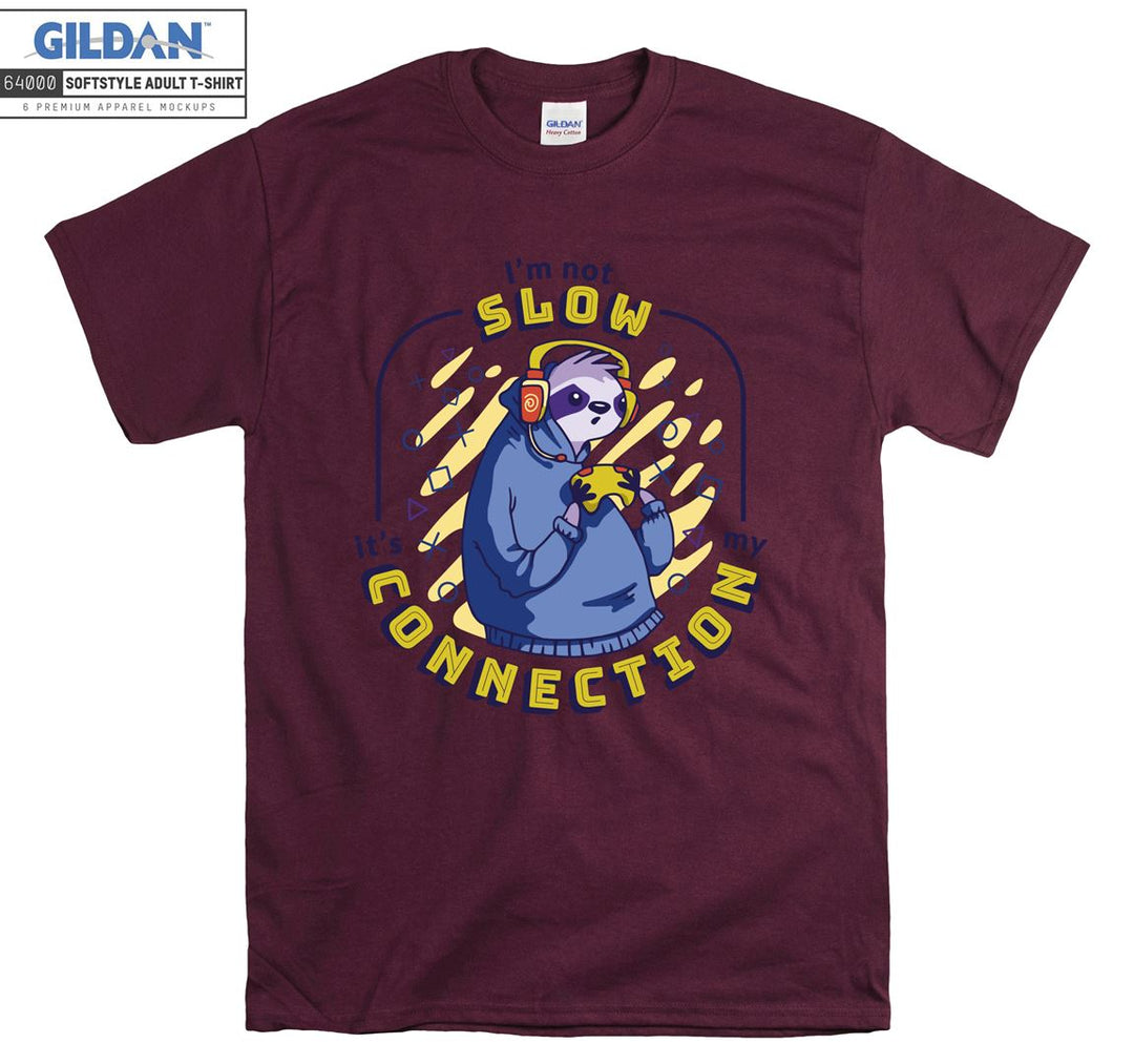 Slow Connection Animla Playing Game T-shirt