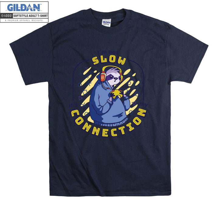 Slow Connection Animla Playing Game T-shirt