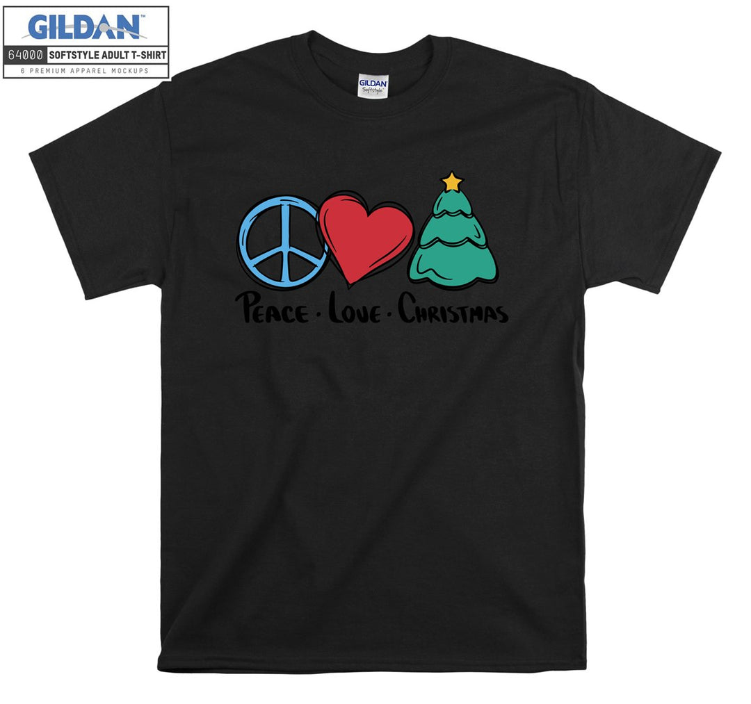 Christmas peace love christmas T-shirt