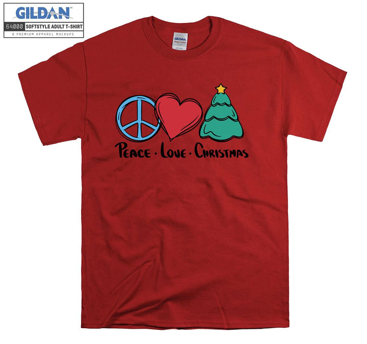 Christmas peace love christmas T-shirt