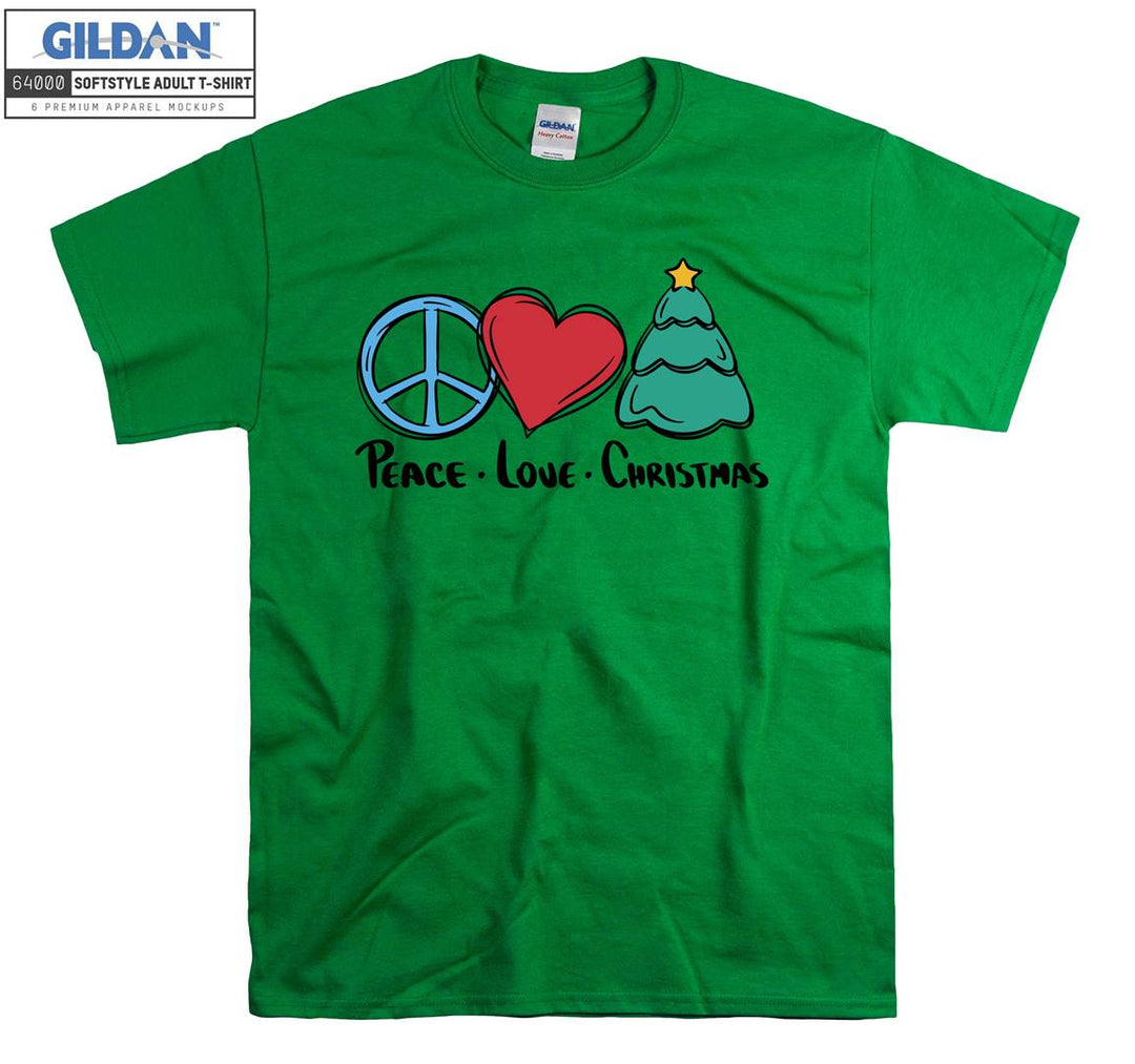 Christmas peace love christmas T-shirt