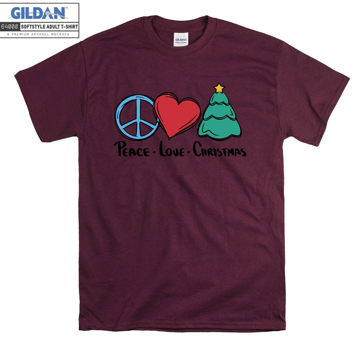 Christmas peace love christmas T-shirt