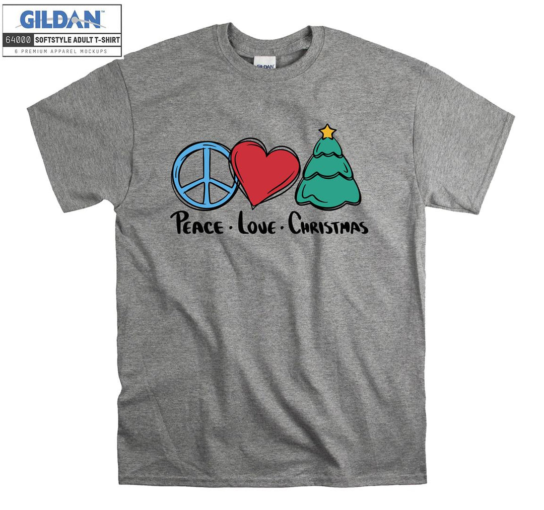 Christmas peace love christmas T-shirt