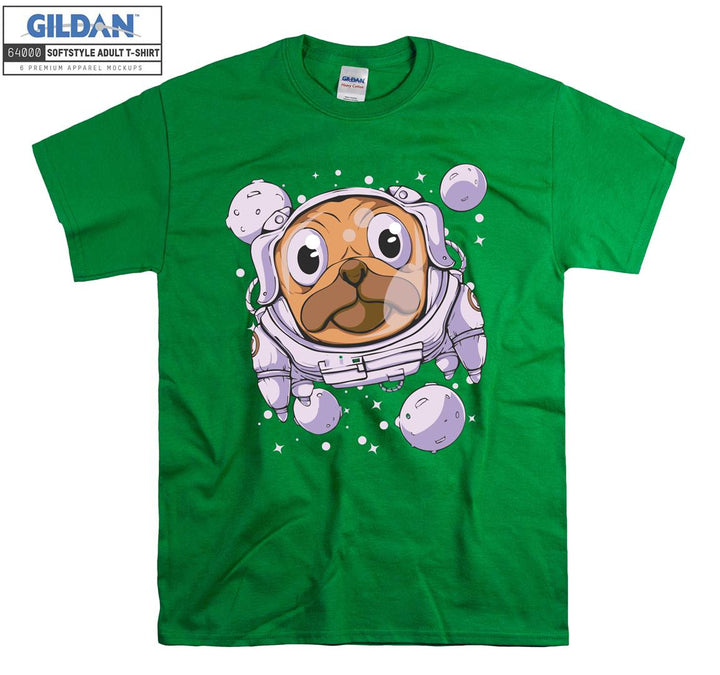 Astronaut dog figure T-shirt