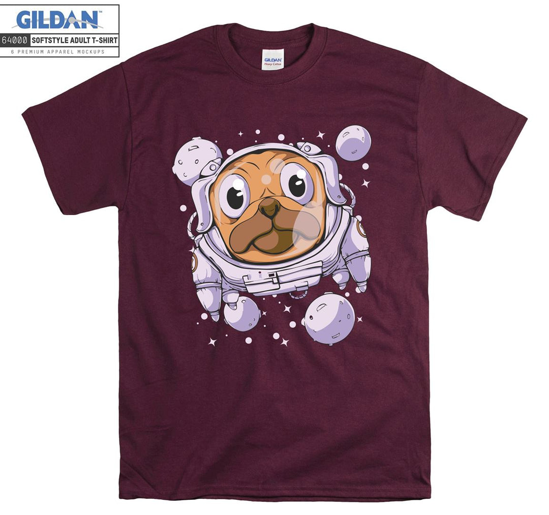 Astronaut dog figure T-shirt