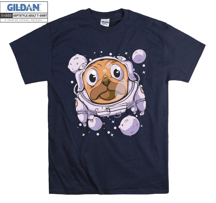 Astronaut dog figure T-shirt