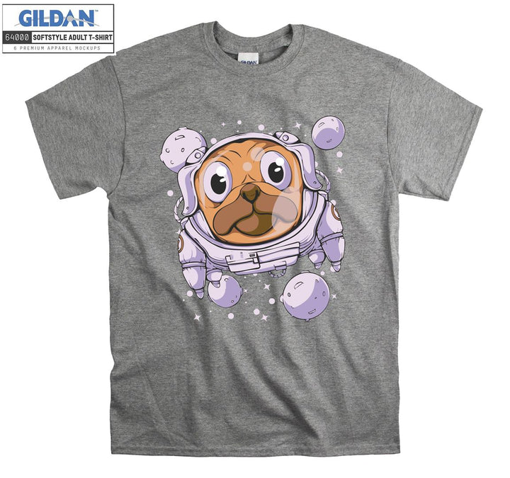 Astronaut dog figure T-shirt