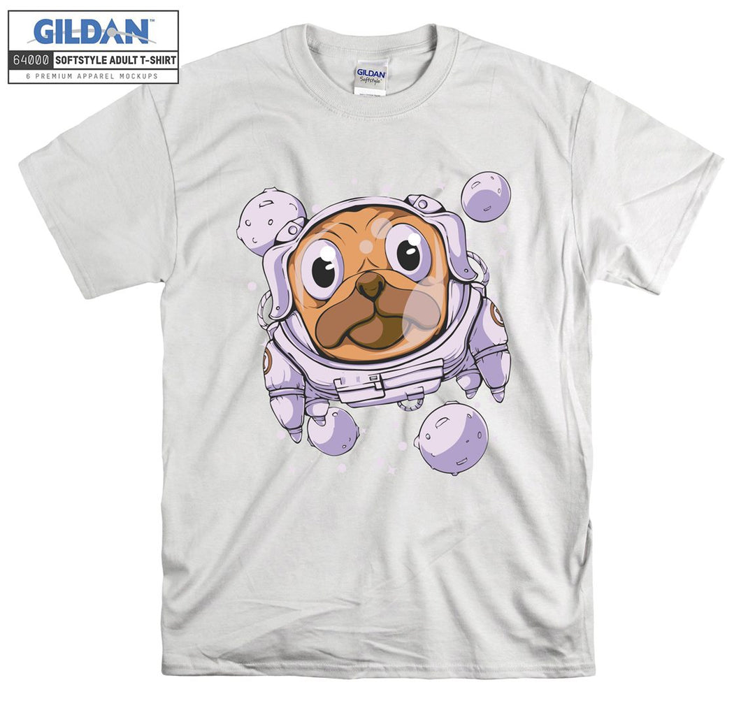 Astronaut dog figure T-shirt