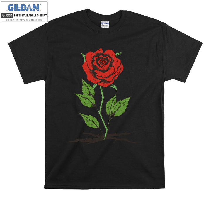 Cute Rose Figure T-shirt