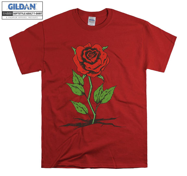 Cute Rose Figure T-shirt