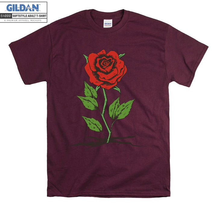 Cute Rose Figure T-shirt