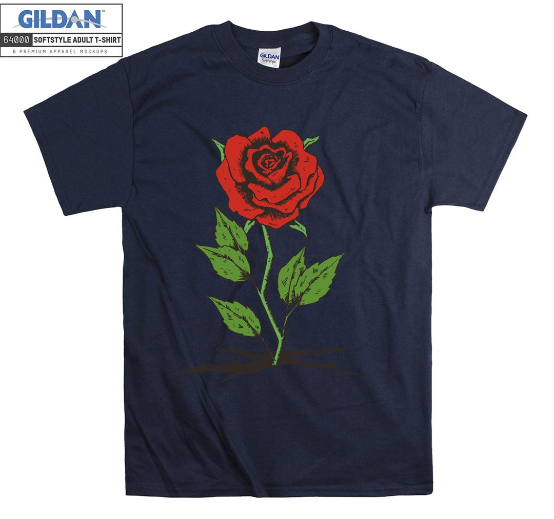 Cute Rose Figure T-shirt