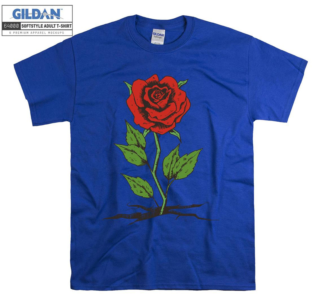 Cute Rose Figure T-shirt