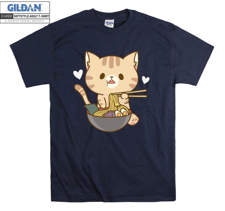 Ramen Cat Kitten T-shirt