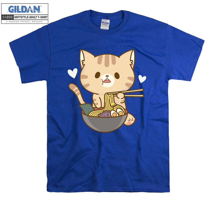 Ramen Cat Kitten T-shirt