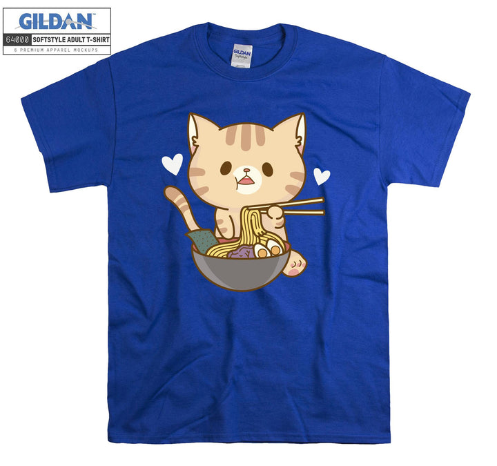 Ramen Cat Kitten T-shirt