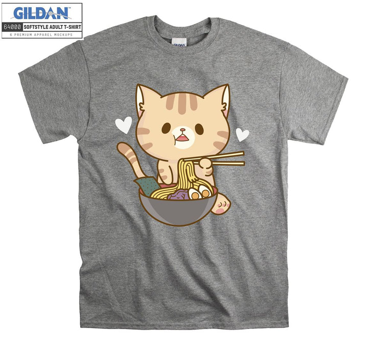 Ramen Cat Kitten T-shirt