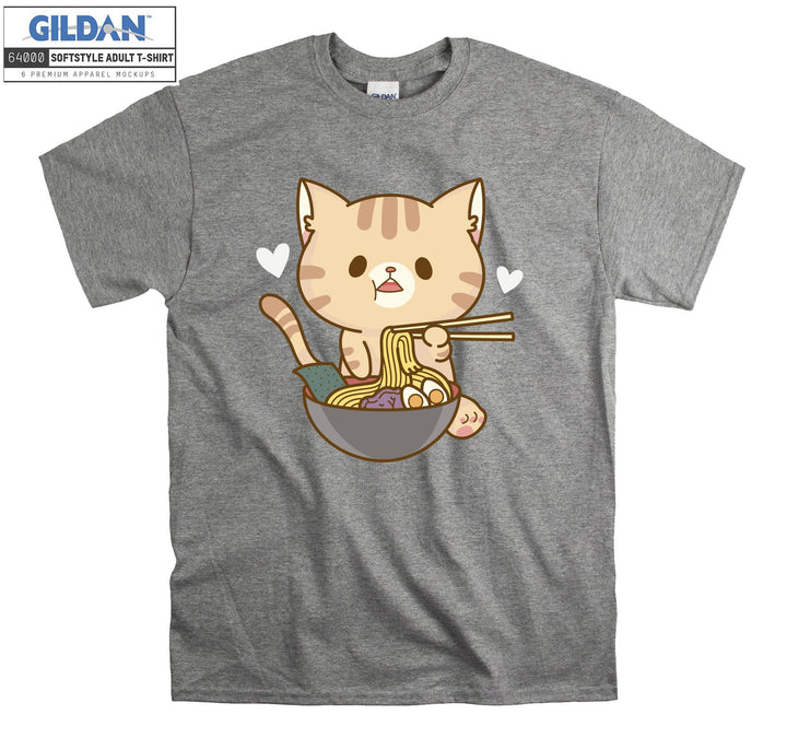 Ramen Cat Kitten T-shirt