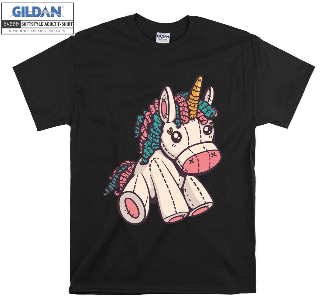 Toy Pink Unicorn Sitting T-shirt