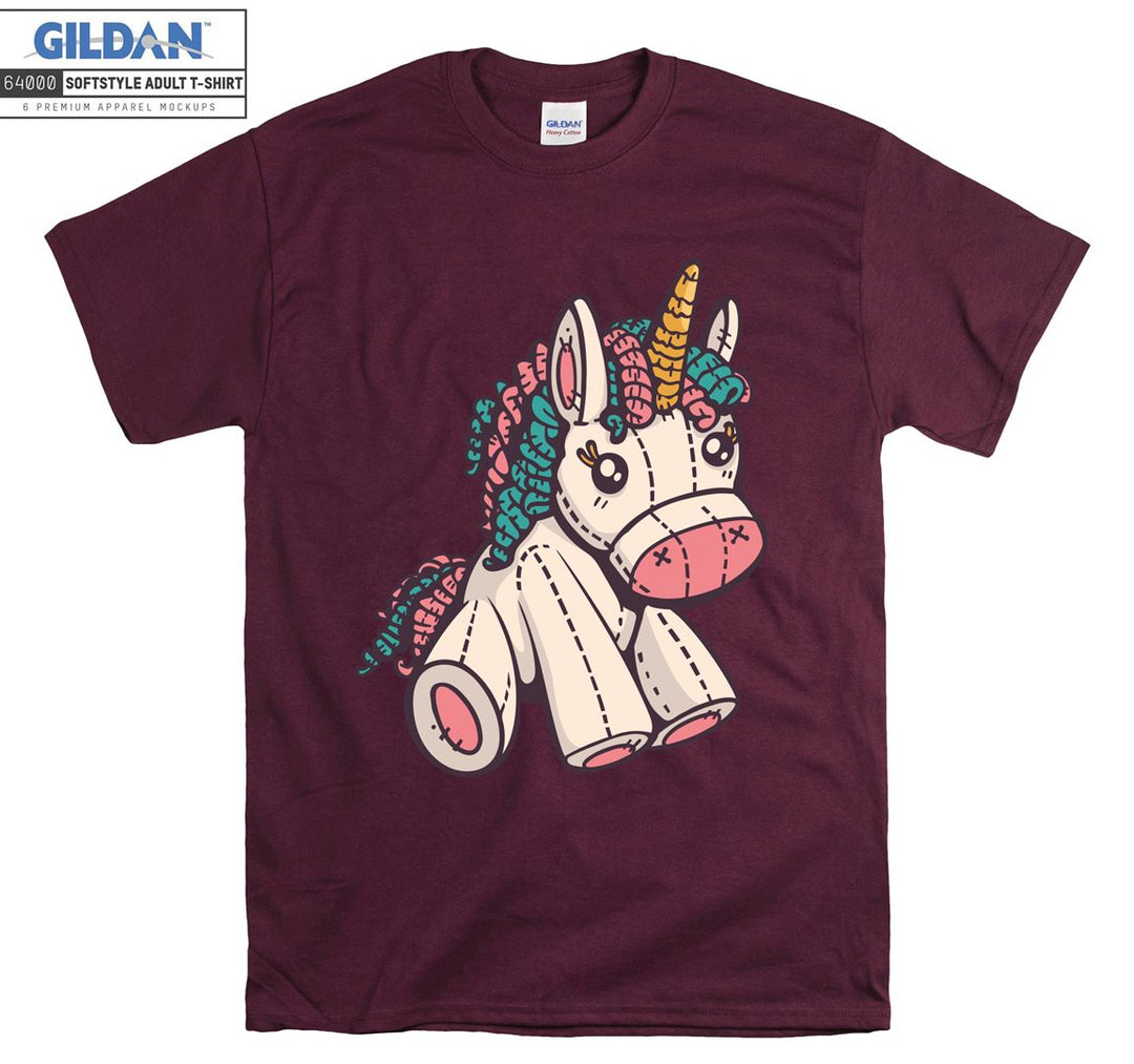 Toy Pink Unicorn Sitting T-shirt