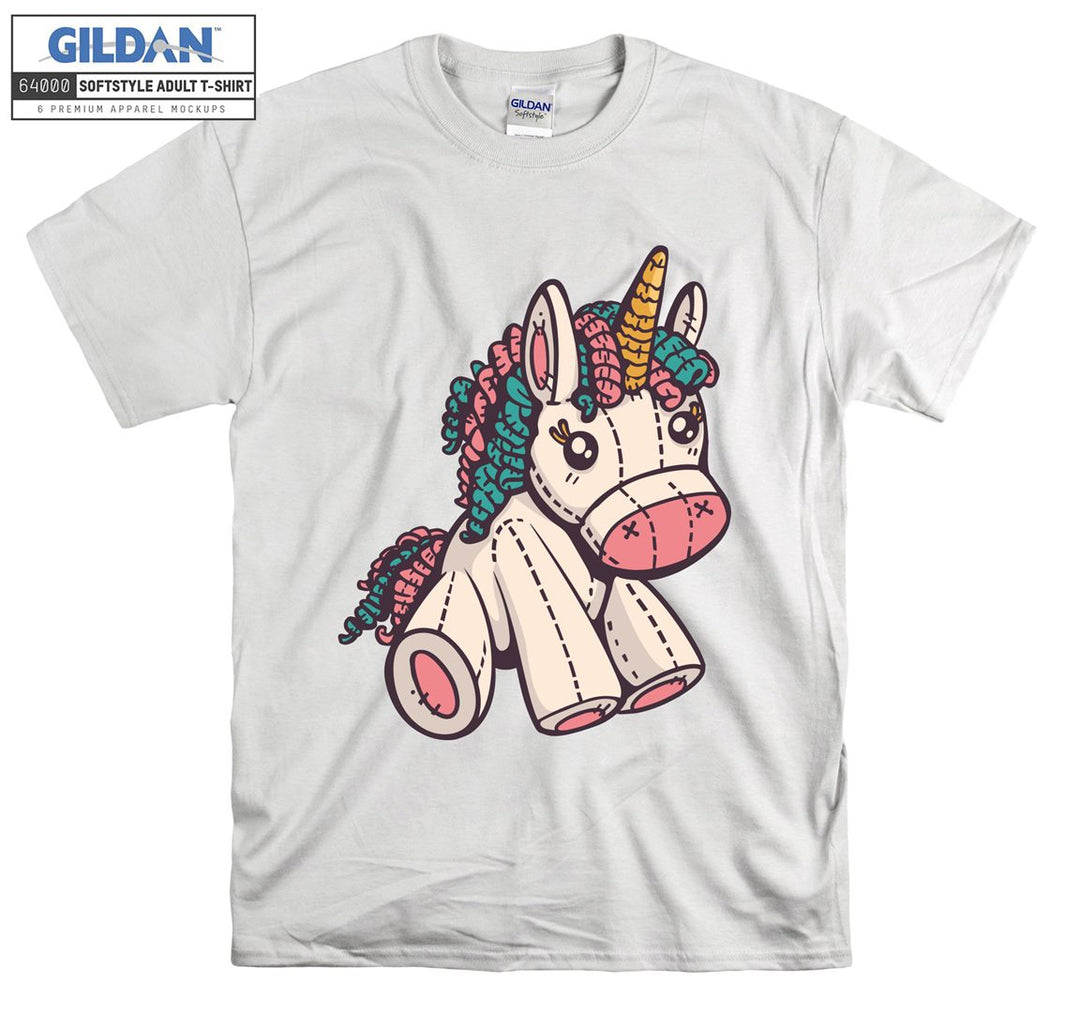 Toy Pink Unicorn Sitting T-shirt