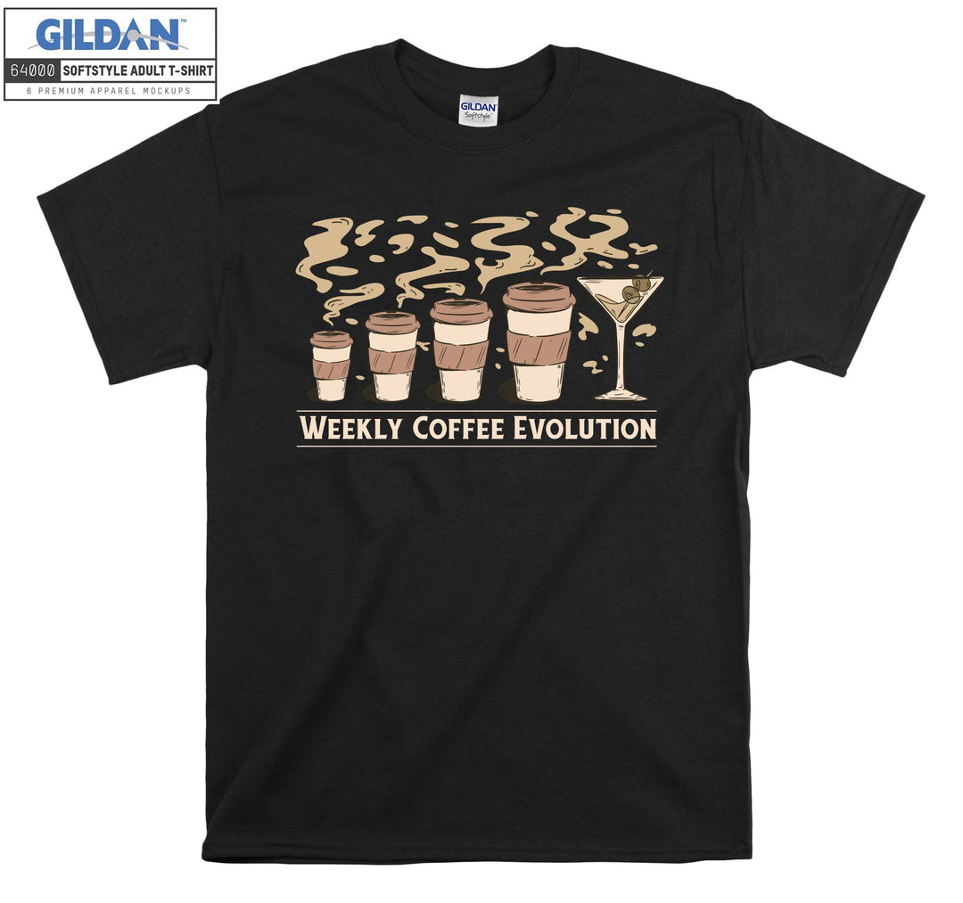 Weekly Coffee Evolution T-shirt