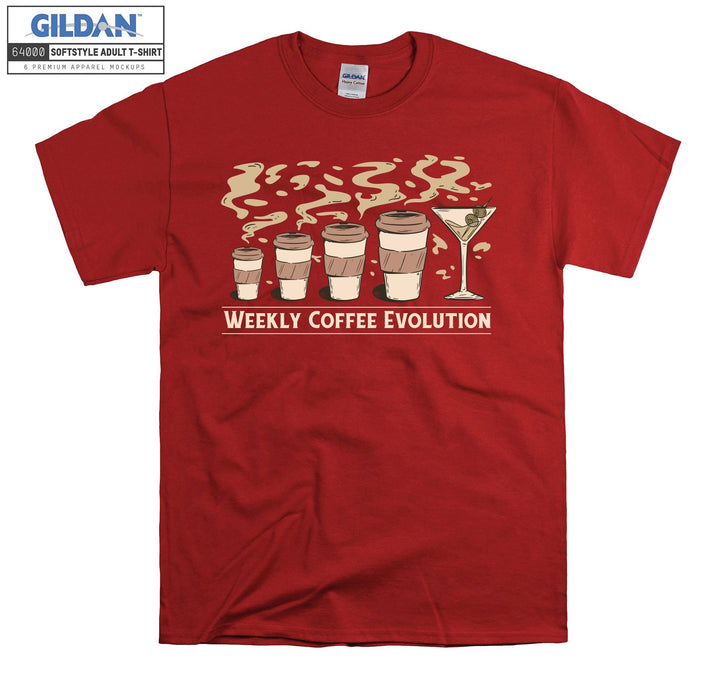 Weekly Coffee Evolution T-shirt