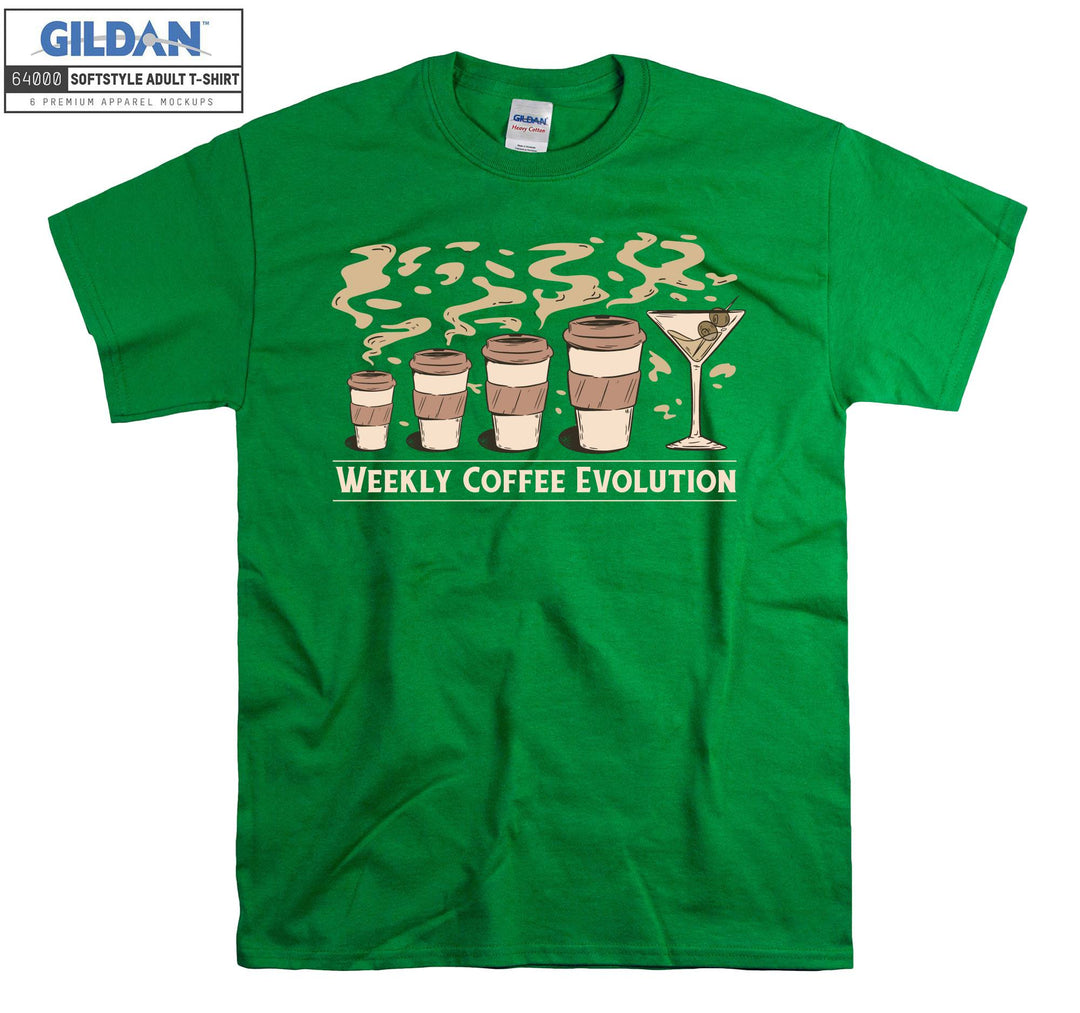 Weekly Coffee Evolution T-shirt