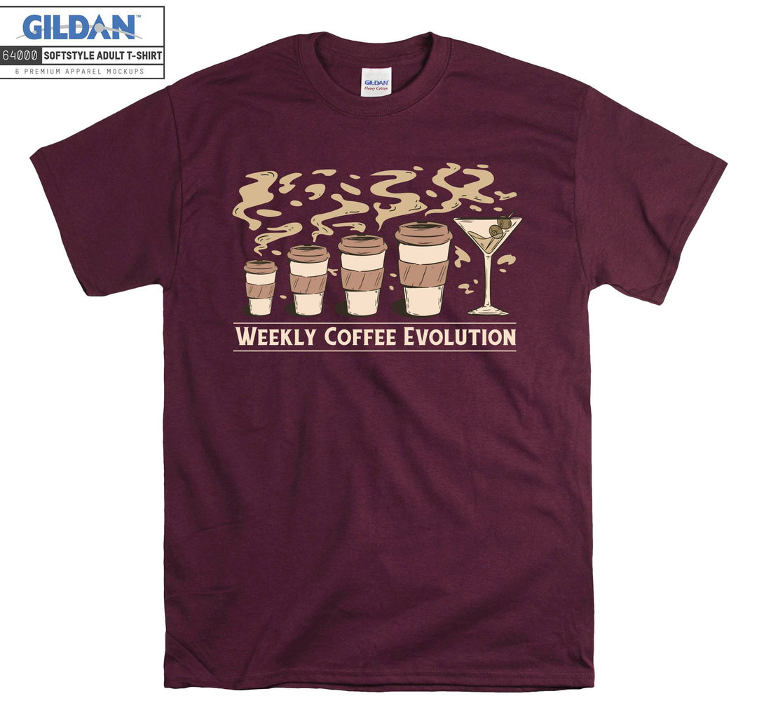 Weekly Coffee Evolution T-shirt